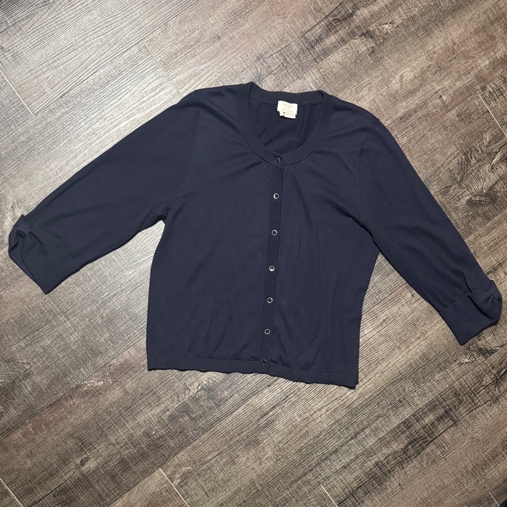 kate spade Navy Blue Cardigan